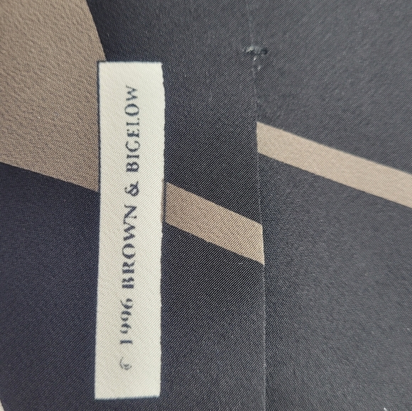 VINTAGE 90s Norman Rockwell four sporting boys baseball 1951 silk tie - Picture 7 of 9